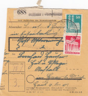 BiZone Paketkarte: Ostermünchen Nach Heil- U. Pflegeanstalt In Haar Bei München - Lettres & Documents