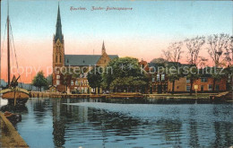 71757921 Haarlem Zuider Buitenspaarne Kathedraal Boot Kathedrale Haarlem - Sonstige & Ohne Zuordnung