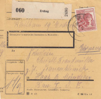 Paketkarte 1948: Erding Nach Haar B. München, Frauenklinik - Lettres & Documents