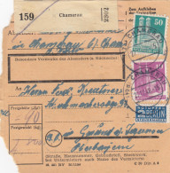 BiZone Paketkarte 1948: Chamerau Nach Gmund Am Tegernsee - Brieven En Documenten