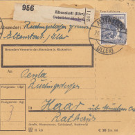 Paketkarte 1948: Altenstadt Nach Har B. München - Brieven En Documenten