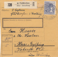 Paketkarte 1947: Feldkirchen Nach Haar Eglfing - Briefe U. Dokumente