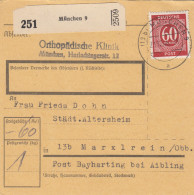 Paketkarte 1946: München Nach Marxlrein - Brieven En Documenten