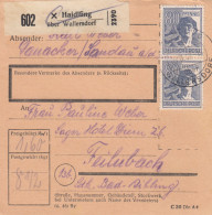 Paketkarte 1947: Haidlfing Nach Feilnbach - Brieven En Documenten