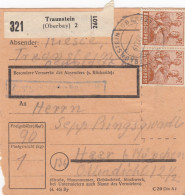 Paketkarte 1947: Traunstein Nach Haar B. München - Briefe U. Dokumente