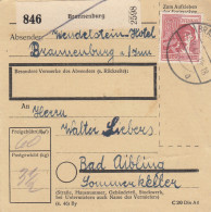 Paketkarte 1947: Brannenburg Nach Bad Aibling - Briefe U. Dokumente