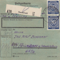 Paketkarte 1947: Nandlstadt Nach Feilnbach Wendelstein - Covers & Documents