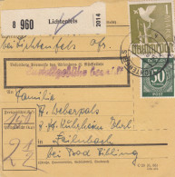 Paketkarte 1947: Lichtenfels Nach Feilnbach - Brieven En Documenten