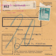 BiZone Paketkarte 1948: Ingolstadt Nach Haar, Nachgebühr - Covers & Documents