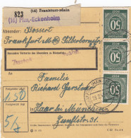 Paketkarte 1948: Frankfurt Eckenheim Nach Haar - Covers & Documents
