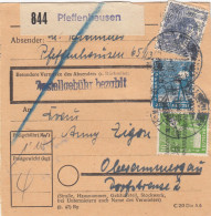 BiZone Paketkarte 1948: Pfeffenhausen Nach Oberammergau - Lettres & Documents