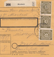 Paketkarte 1948: Miesbach Nach Haar München - Brieven En Documenten