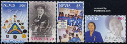 Nevis 2004 Girl Guides 4v, Mint NH, Sport - Scouting - St.Kitts E Nevis ( 1983-...)