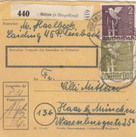 Paketkarte 1948: Loiching Teisbach Höfen Nach Haar - Lettres & Documents