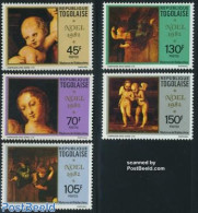 Togo 1982 Christmas 5v, Mint NH, Religion - Christmas - Art - Paintings - Raphael - Noël