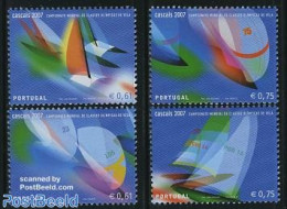 Portugal 2007 Cascais 2007, Sailing Event 4v, Mint NH, Sport - Transport - Sailing - Ships And Boats - Unused Stamps