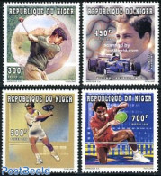Niger 1996 Sports 4v, Mint NH, Sport - Autosports - Golf - Sport (other And Mixed) - Table Tennis - Tennis - Golf