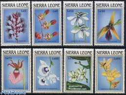 Sierra Leone 1989 Orchids 8v, Mint NH, Nature - Flowers & Plants - Orchids - Autres & Non Classés