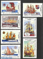 Madagascar 1991 Discovery Of America 7v, Mint NH, History - Transport - Explorers - Ships And Boats - Explorers