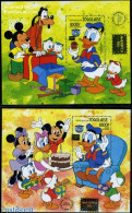 Togo 1986 Ameripex, Disney 2 S/s, Mint NH, Philately - Art - Disney - Disney