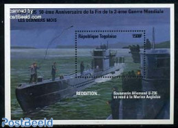 Togo 1995 End Of W.W. II S/s, U-236 Submarine, Mint NH, History - Transport - World War II - Ships And Boats - 2. Weltkrieg