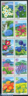 Japan 2006 Flowers In Kyusyu II 10v, Mint NH, Nature - Flowers & Plants - Art - Bridges And Tunnels - Neufs
