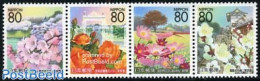 Japan 2006 Tokyo, Flowers 4v [:::], Mint NH, Nature - Flowers & Plants - Roses - Unused Stamps
