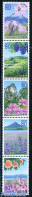 Japan 2007 Flowers In Yamanashi 5v [::::], Mint NH, Nature - Flowers & Plants - Fruit - Trees & Forests - Wine & Winery - Ongebruikt