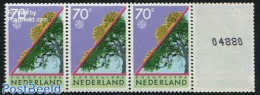 Netherlands 1986 Europe, Coil Strip Of 5, Mint NH, History - Nature - Europa (cept) - Trees & Forests - Neufs