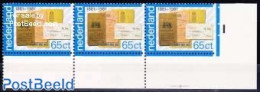 Netherlands 1981 65c Rijkspostspaarbank, Right Side Imperforated, Mint NH, Various - Banking And Insurance - Errors, M.. - Ongebruikt