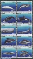 Aruba 2012 Whales 10v [++++], Mint NH, Nature - Sea Mammals - Altri & Non Classificati