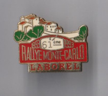 PIN'S THEME  RALLYE  MONTE CARLO 1993  SPONSOR LABOREL - Rally