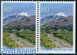 Japan 2000 Nagano Bottom Booklet Pair, Mint NH - Unused Stamps