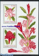 Sao Tome/Principe 2001 Flowers S/s, Mint NH, Nature - Flowers & Plants - Sao Tome En Principe