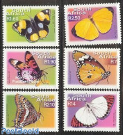 South Africa 2001 Definitives, Butterflies 6v, Mint NH, Nature - Butterflies - Ongebruikt