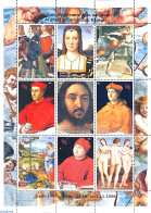 Guinea, Republic 1998 Raphael Paintings 9v M/s, Mint NH, Art - Paintings - Raphael - Autres & Non Classés