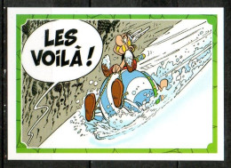 IM418 / Panini Carrefour Astérix 60 Ans / N°075 Obélix Et Astérix Sur La Neige / 2019 - Franse Uitgave