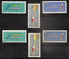 POLAND 1961●Canoeing Championship●Mi 1254-56 A & B CTO - Used Stamps