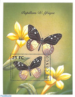 Congo Dem. Republic, (zaire) 2001 Butterfly S/s, Amauris Echeria, Mint NH, Nature - Butterflies - Altri & Non Classificati