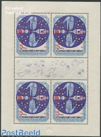Czechoslovkia 1975 Space Exploration M/s, Mint NH, Transport - Space Exploration - Altri & Non Classificati
