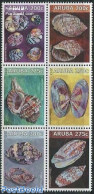 Aruba 2013 Shells 6v [++], Mint NH, Nature - Shells & Crustaceans - Vita Acquatica