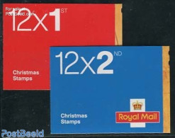 Great Britain 2013 Christmas 2 Booklets, Mint NH, Religion - Christmas - Stamp Booklets - Art - Paintings - Unused Stamps