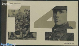 Great Britain 2014 World War I, Prestige Booklet, Mint NH, History - Stamp Booklets - World War I - Ongebruikt
