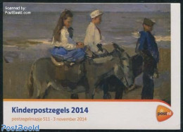 Netherlands 2014 Child Welfare, Presentation Pack 511, Mint NH, Various - Toys & Children's Games - Art - Modern Art (.. - Neufs