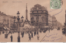 Y17- BRUXELLES - PLACE DE BOUCKERE - 1906 - Squares