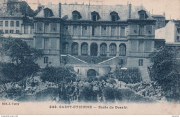 Y16-42) SAINT ETIENNE - ECOLE DE DESSIN -  1931 - ( 2 SCANS ) - Saint Etienne