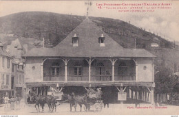 Y16-65) ARREAU - VALLEE D AURE - LE CAP DEVANT L ' HOTEL DE VILLE  - ANIMATION - ( 2 SCANS ) - Autres & Non Classés