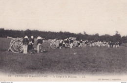 Y10-16) ENVIRONS D ' ANGOULEME - LE CAMP DE LA BRACONNE  - MILITARIA  - 1911 - ( 2 SCANS ) - Other & Unclassified