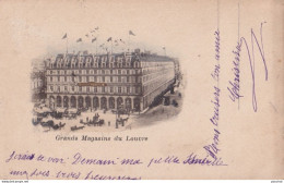 Y10-75) PARIS - GRANDS MAGASINS DU LOUVRE - 1901  - ( 2 SCANS ) - District 01