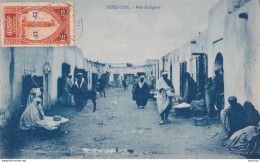 Y8- OUED ZEM (MAROC) RUE INDIGENE - TRES ANIMEE - 1934 - ( 2 SCANS )  - Other & Unclassified